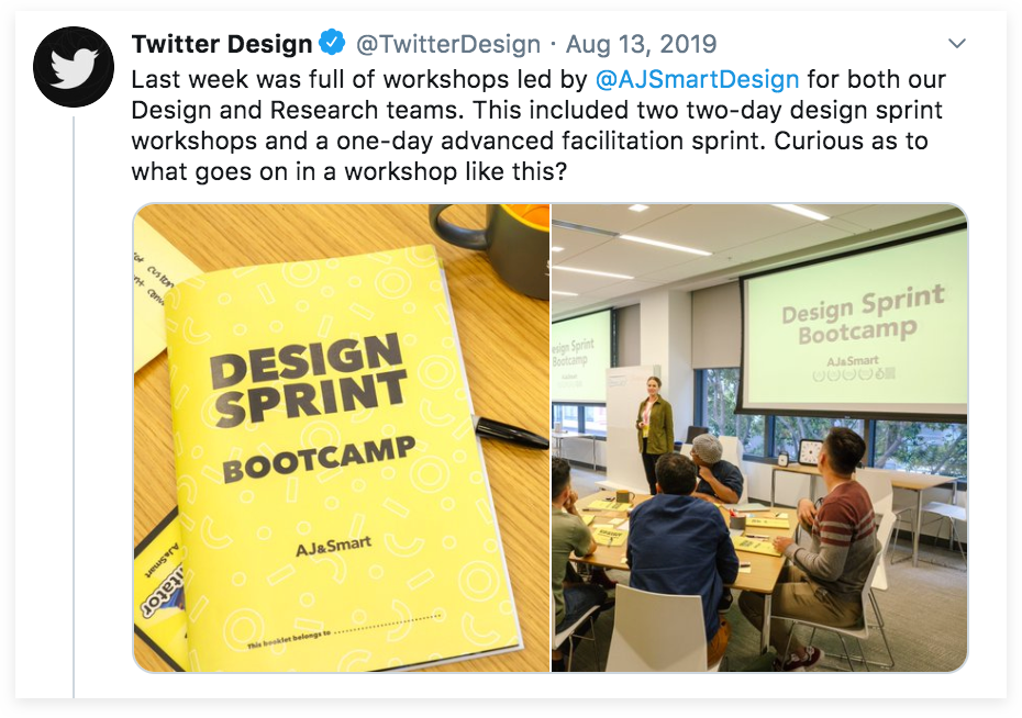 Design Sprint bootcamp with Twitter